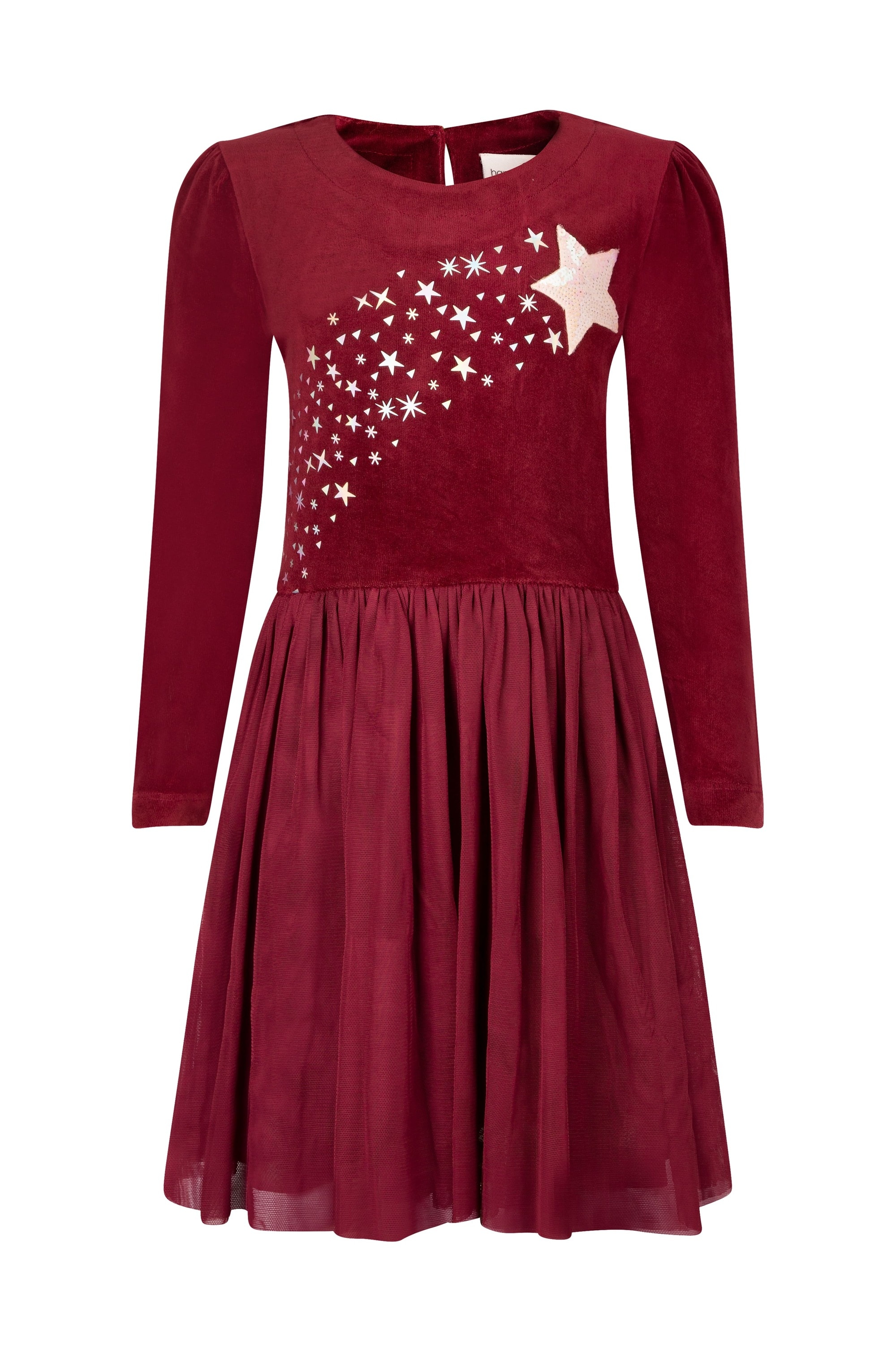 Sommerkleid HAPPY GIRLS "dress", Mädchen, Gr. 152, EURO-Größen, berry, Stoff, 100% Baumwolle, normal, Kleider Image