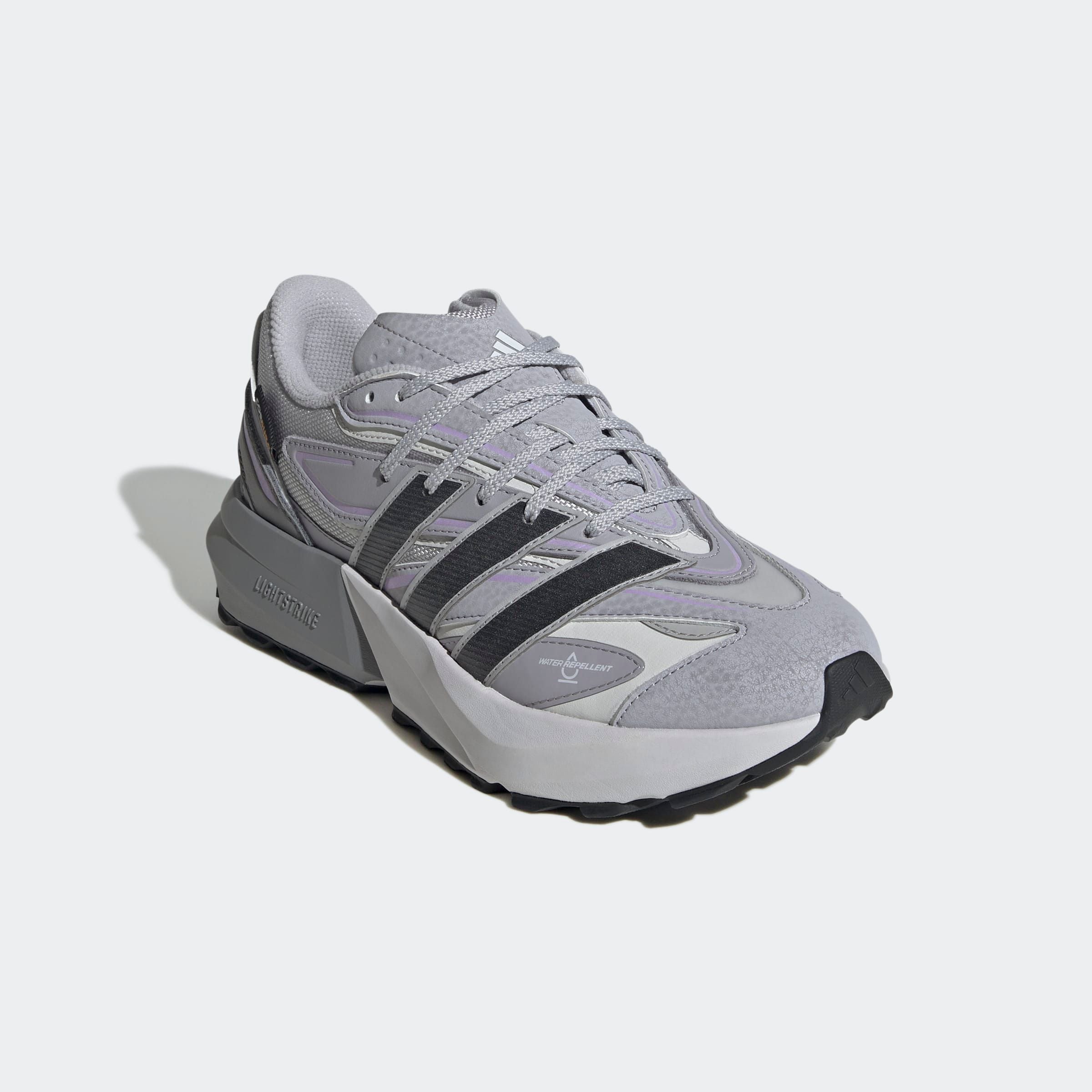 Sneaker ADIDAS SPORTSWEAR "LIGHTBLAZE ATR E", Gr. 40, grau (grau two, glory grau, powder plum), Leder, Synthetik, Textil, Schuhe