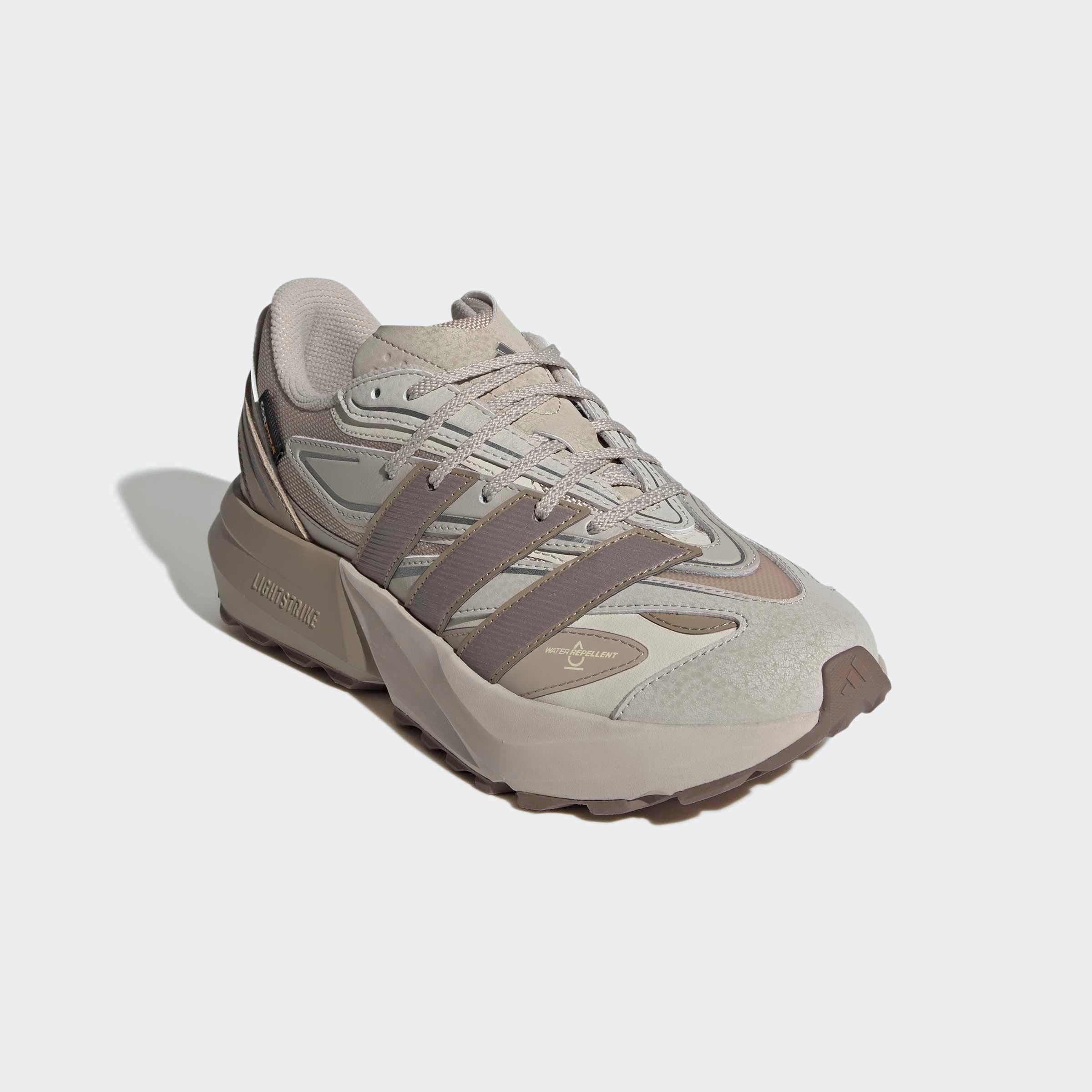 Sneaker ADIDAS SPORTSWEAR "LIGHTBLAZE ATR E", Gr. 37, braun (wonder beige, trace braun, iron metallic), Leder, Synthetik, Textil, Sportlich, Schuhe