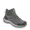 Wanderschuh MEINDL "Meindl Dallas Mid GORE-TEX grau/gelb", Gr. 41,5, schwarz, Veloursleder, Mesh, unifarben, Schuhe, GORE-TEX – Winddicht, wasserdicht und atmungsaktiv