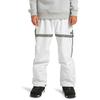 Snowboardhose DC SHOES "Squadron 30K", Herren, Gr. XS, weiß, 100% Polyester, Hosen