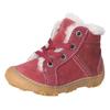 Winterstiefel PEPINO BY RICOSTA "Elia WMS: weit", Kinder, Gr. 25, rot, Leder, casual, Schuhe, Lauflernschuh mit Warmfutter, Größenschablone zum Download