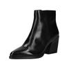 High-Heel-Stiefelette REGARDE LE CIEL "Regarde Le Ciel Stiefelette Leder", Damen, Gr. 37, schwarz, Leder, casual, Schuhe
