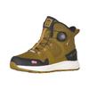 Winterstiefel TROLLKIDS "KIDS BERGEN WINTER MID CUT", Gr. 30, bronze, schwarz, Synthetik, Textil, sportlich, Schuhe, wasserdicht, fitgo Schnellschnürsystem, reflektierende Details