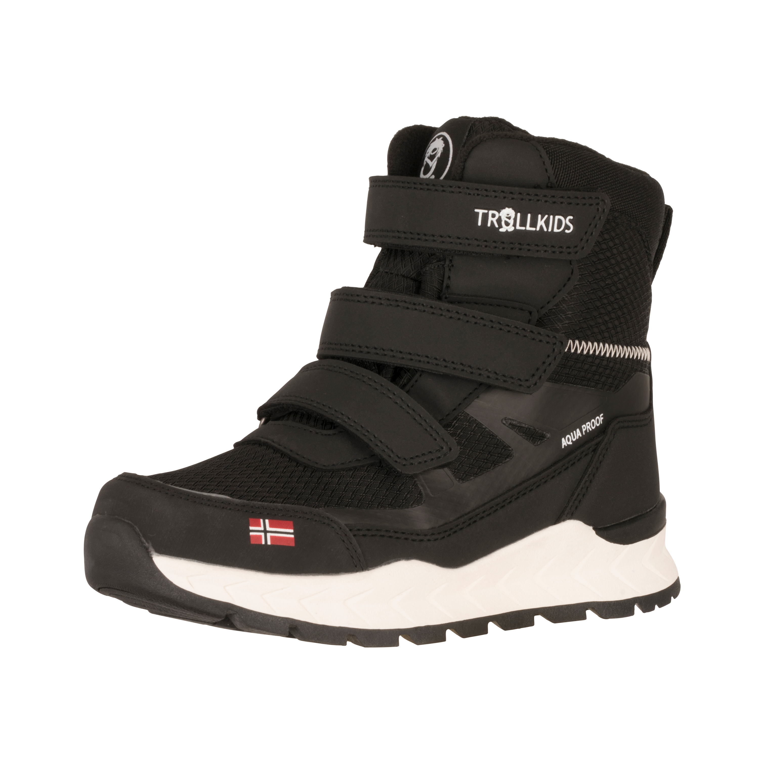 Winterstiefel TROLLKIDS "KIDS RAULAND WINTER BOOTS", Damen, Gr. 30, schwarz, Synthetik, Textil, Schuhe, Winterschuhe, Winterboots, Snowboots, wasserdicht, reflektierend Image