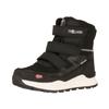Winterstiefel TROLLKIDS "KIDS RAULAND WINTER BOOTS", Damen, Gr. 32, schwarz, Textil, Synthetik, sportlich, Schuhe, wasserdicht, Klettverschluss, reflektierende Details