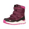 Winterstiefel TROLLKIDS "KIDS RAULAND WINTER BOOTS", Damen, Gr. 38, rosa (rotwood, magenta), Textil, Synthetik, sportlich, Schuhe, wasserdicht, Klettverschluss, reflektierende Details