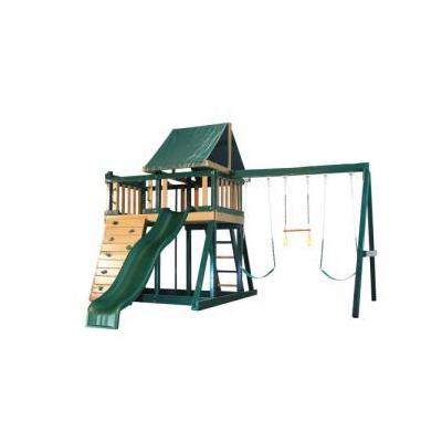 Kidwise Congo Monkey Playsystem #1 with Swing Beam Green/Brown - MKY-