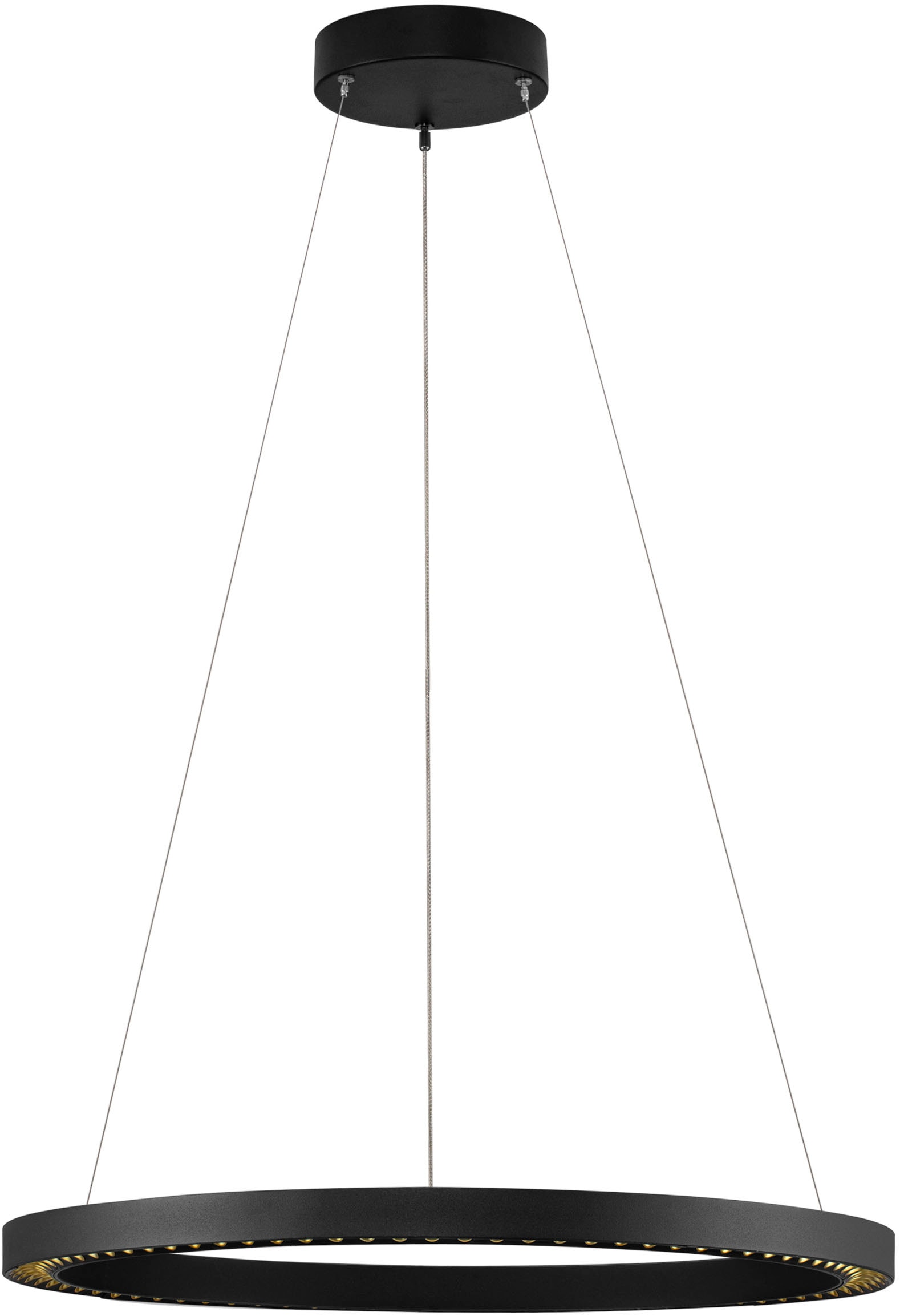 NOVA LUCE Pendelleuchte "DEOS", schwarz, 1, Ø 65cm H: 300cm, 1 Stk., Leuchten Image