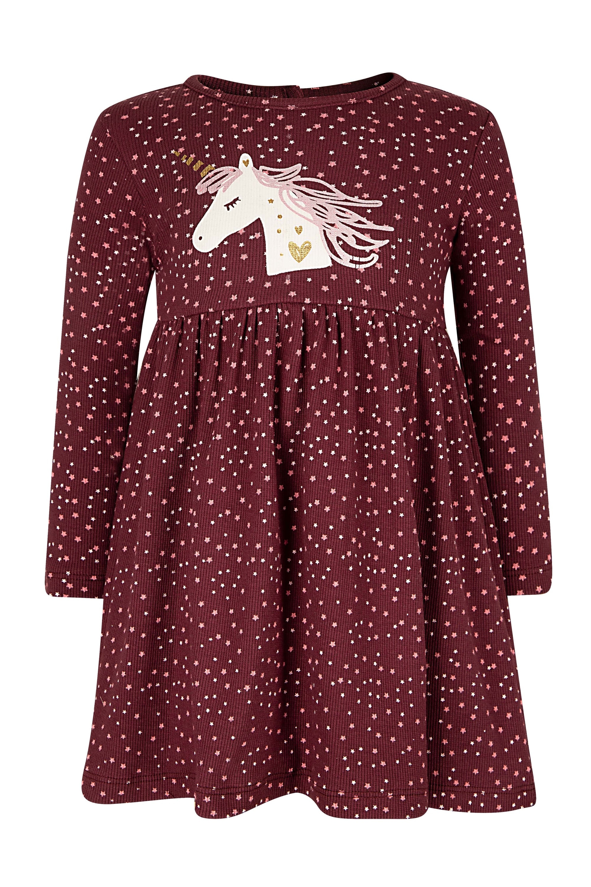 Sommerkleid HAPPY GIRLS "dress", Mädchen, Gr. 128, EURO-Größen, berry, Stoff, 100% Baumwolle, normal, Kleider Image