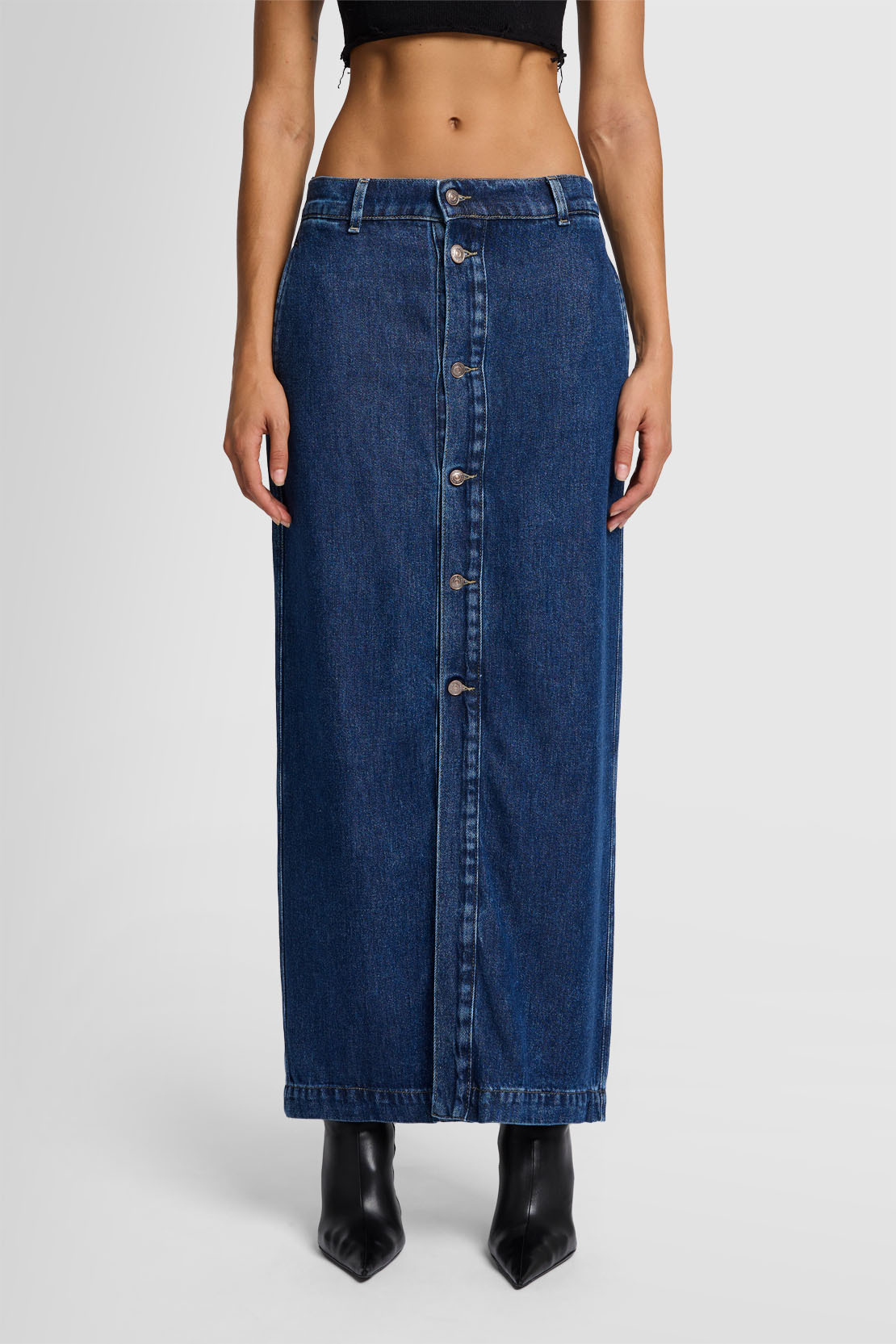 Damen Jeans Amie Skirt Maxiskirt Image