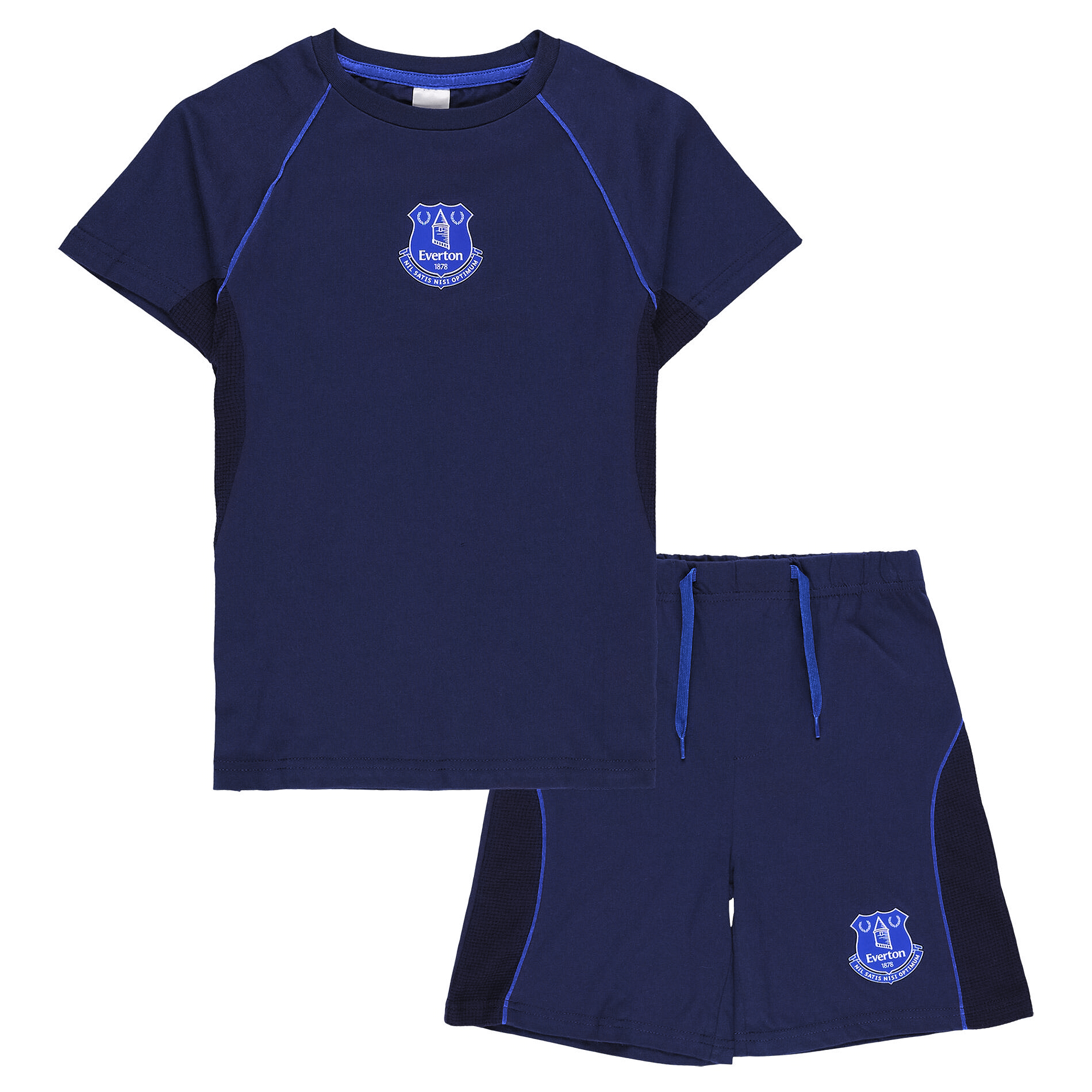 Everton-Kurzpyjamas – Marineblau – Jungen Image