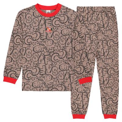 Kurzes Sunderland-Pyjama mit Grafik – Natur – Kinder Image