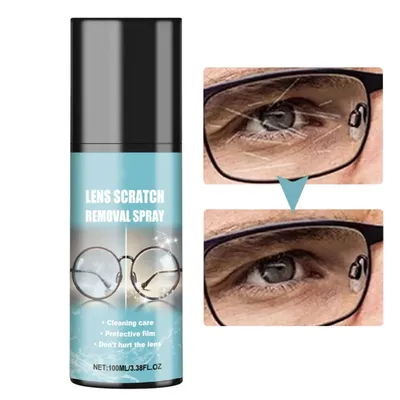 100ml Glasses Cleaner Eyeglass Scratch Removing Spray Sunglasses Cleaning Solution Spray Glass Screen Protect Film Maintenance