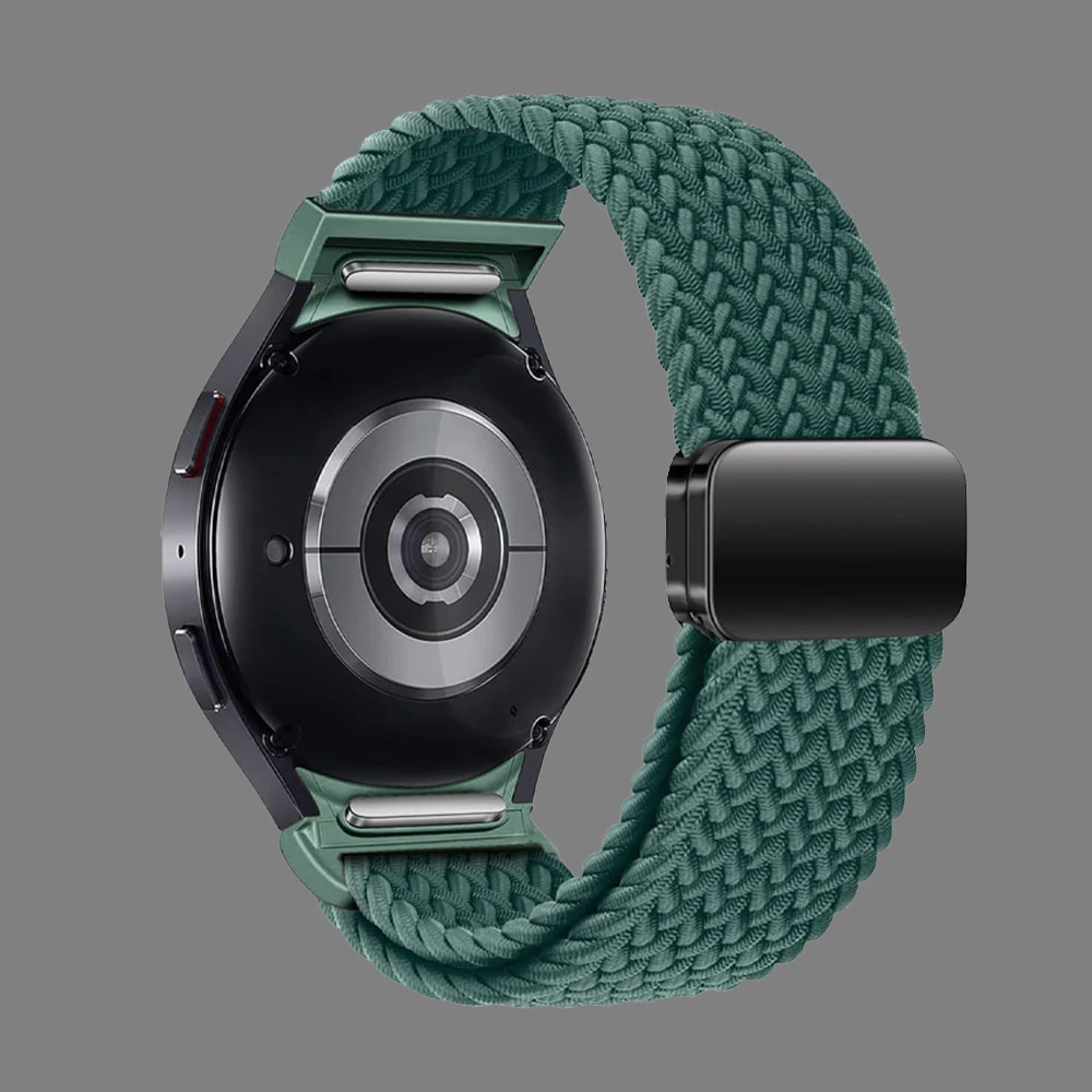 Geflochtenes Band für Samsung Galaxy Watch 7 6 4 Classic/5 Pro/FE 44 mm 40 mm 45 46 47 mm Magnetarmband Correa Galaxy Watch 7 Armband Image