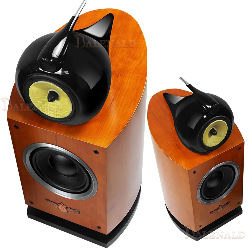 Fever Hi-Fi Balenald NS8 8-Zoll Bass Nautilus Audio Drei-Wege-Bücherregal Passiver HiFi-Lautsprecher