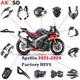Per Aprilia Factory RSV4 2021-2024 Moto Protezione In Fibra di Carbonio Modificato Parafango Serbatoio Carburante Telaio di Copertura Carenatura Accessori