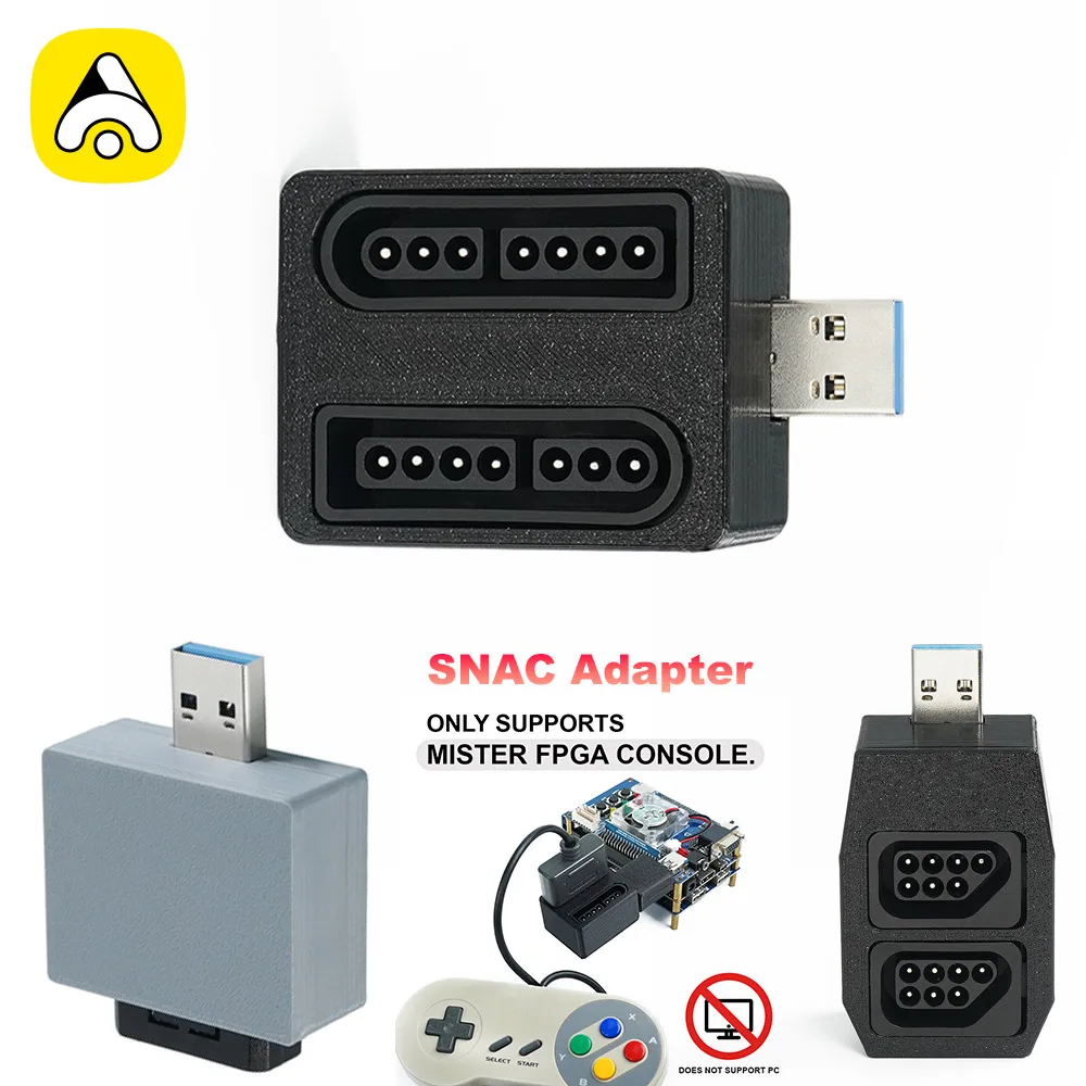 2-Player Game Controller SNAC Adapter für SNES/NES Joystick Conveter für MiSTer FPGA Image