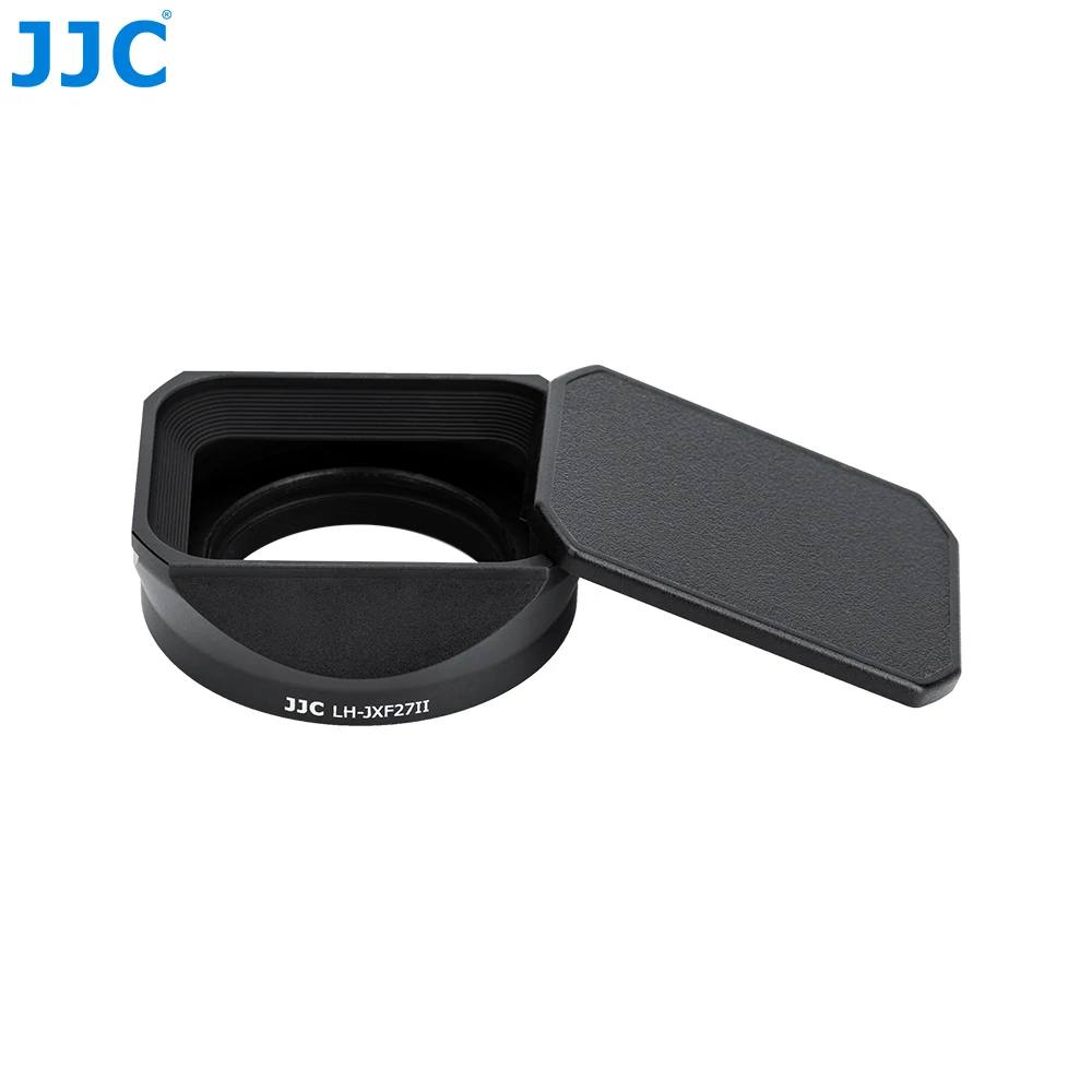 JJC Gegenlichtblende aus Metall, Sonnenschutz für Fujifilm XF 27 mm f/2,8 R WR Objektiv für Fujifilm XT5 XT4 XT3 XT30 XH2S XE4 XS10, ersetzt LH-XF27 Image