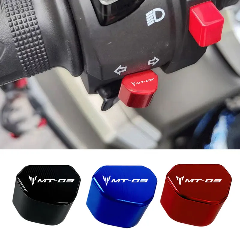 Für YAMAHA MT03 MT-03 MT03 2005-2017 2018 2019 2020 2021 Zubehör Aluminium Motorrad Blinker Schalter taste Keycap Image