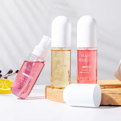 50ML Sheer Violet Hair Perfume for Women Clean Deodorizing Hair Spray & Body Mist Freshen Hair Body & Pillows Soft Musk Scent