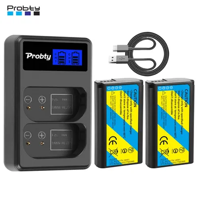 3500mAh DMW-BLJ31 DMW BLJ31 Battery + LCD USB Dual Charger for Panasonic LUMIX S1, S1R ,S1H, LUMIX S Series Mirrorless Came