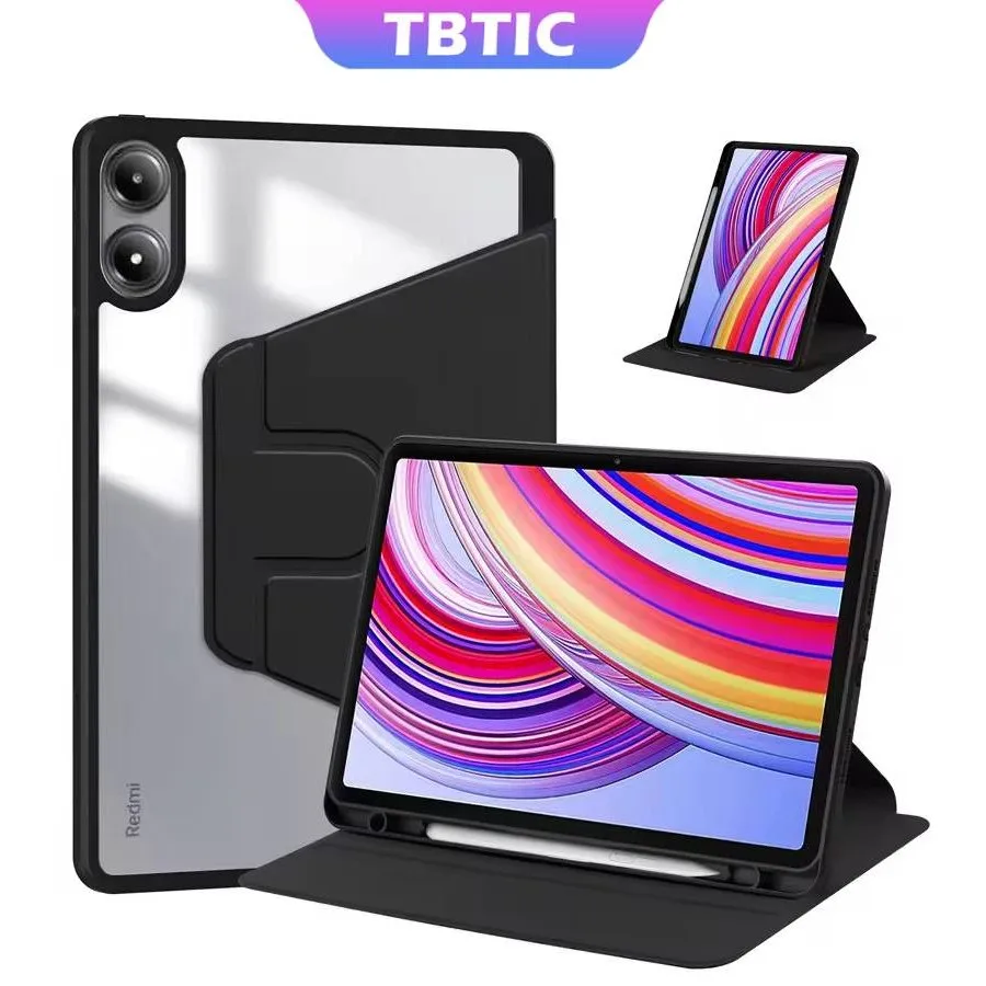 TBTIC Hülle für Redmi Pad Pro 12.1 Auto Wake Up & Sleep Cover Redmi Pad 2023, drehbares Schutzhülle Image