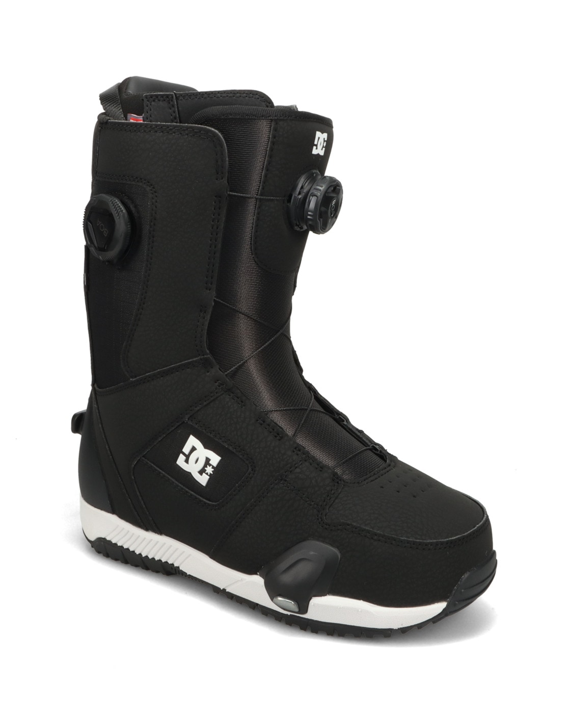 Snowboardboots DC SHOES "Phase Pro Step On" Gr. 7, schwarz-weiß (schwarz, weiß), Schuhe, 7(39), 83.85% Synthetikmaterial, 16.15% Textil