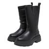 Stiefel BUFFALO "Buffalo Buffalo mars farmer boots", Damen, Gr. 39, schwarz, Kunstfaser, unifarben, Schuhe