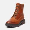 Schnürboots TIMBERLAND "BRIMFIELDMID LACE UP BOOT", Gr. 38, braun (medium braun full grain), Leder, sportlich, Schuhe, Winterstiefel, Schnürstiefel, Winterschuhe