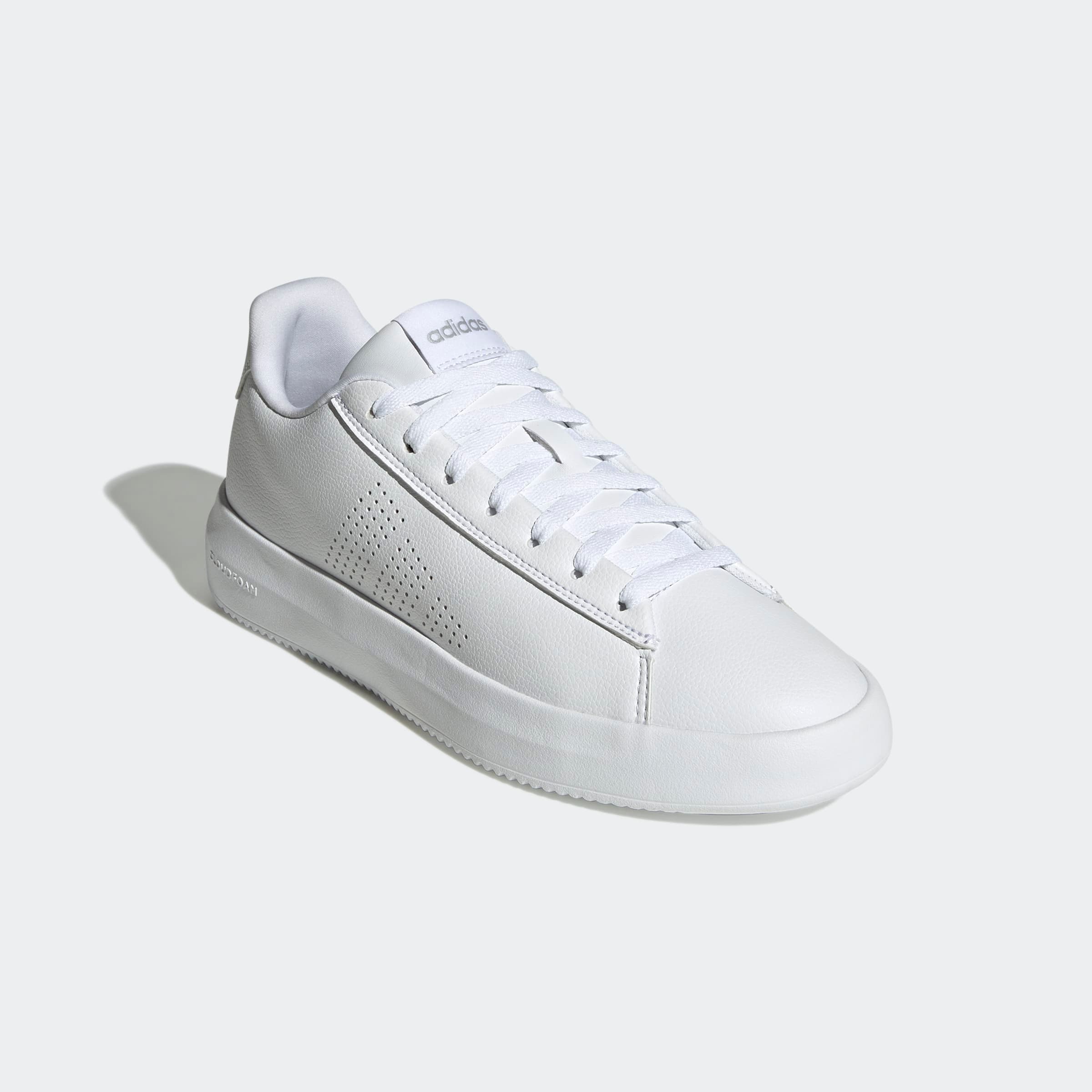 Sneaker ADIDAS SPORTSWEAR "ACESMASH BASE E", Gr. 40, cloud weiß, core schwarz, grau two, Synthetik, Textil, sportlich, Schuhe