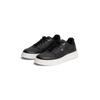 Plateausneaker TOMMY HILFIGER "TH SPORTY CUPSOLE LEATHER", Damen, Gr. 42, schwarz, Leder, unifarben, sportlich, Schuhe, Freizeitschuh, Halbschuh, Schnürschuh mit seitlichem Logo