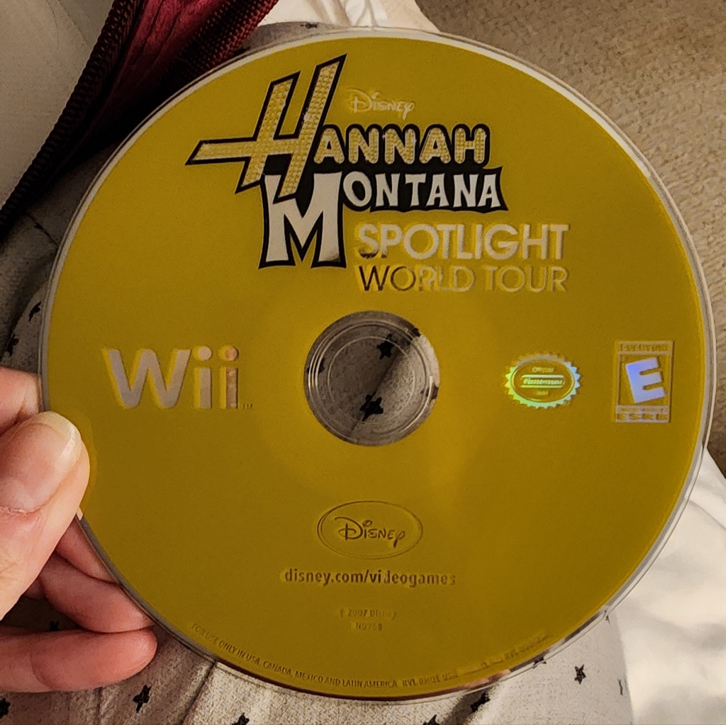 Disney Video Games & Consoles | Disney Hannah Montana Spotlight World Wii Game | Color: Yellow | Size: Os