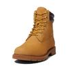 Schnürboots TIMBERLAND "6 IN BASIC6 INCH LACE UP BOOT", Gr. 43, gelb (wheat), Leder, sportlich, Schuhe, Winterstiefel, Schnürstiefel, Winterschuhe