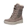 Schnürstiefel LEGERO "Legero Stiefel Veloursleder/Textil", Damen, Gr. 39, rosa (altrosa), Veloursleder, Textil, casual, Schuhe