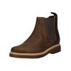 Stiefelette CLARKS "Clarks Stiefelette Leder", Herren, Gr. 44, braun, Leder, casual, Schuhe