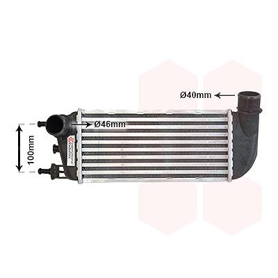 Van Wezel Ladeluftkühler [Hersteller-Nr. 17004352] für Fiat, Ford Image