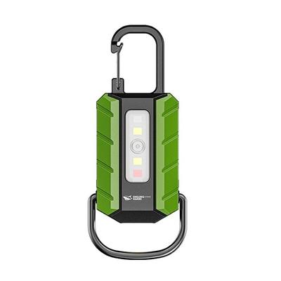 USB C Rechargeable Keychain Flashlights,High Low Beam Mini Flashlights,COB Keychain Working Lamp 6 Light Modes,Lightweight Bright Mini Keyring Light for Walking, Searching and Hiking (1PC)