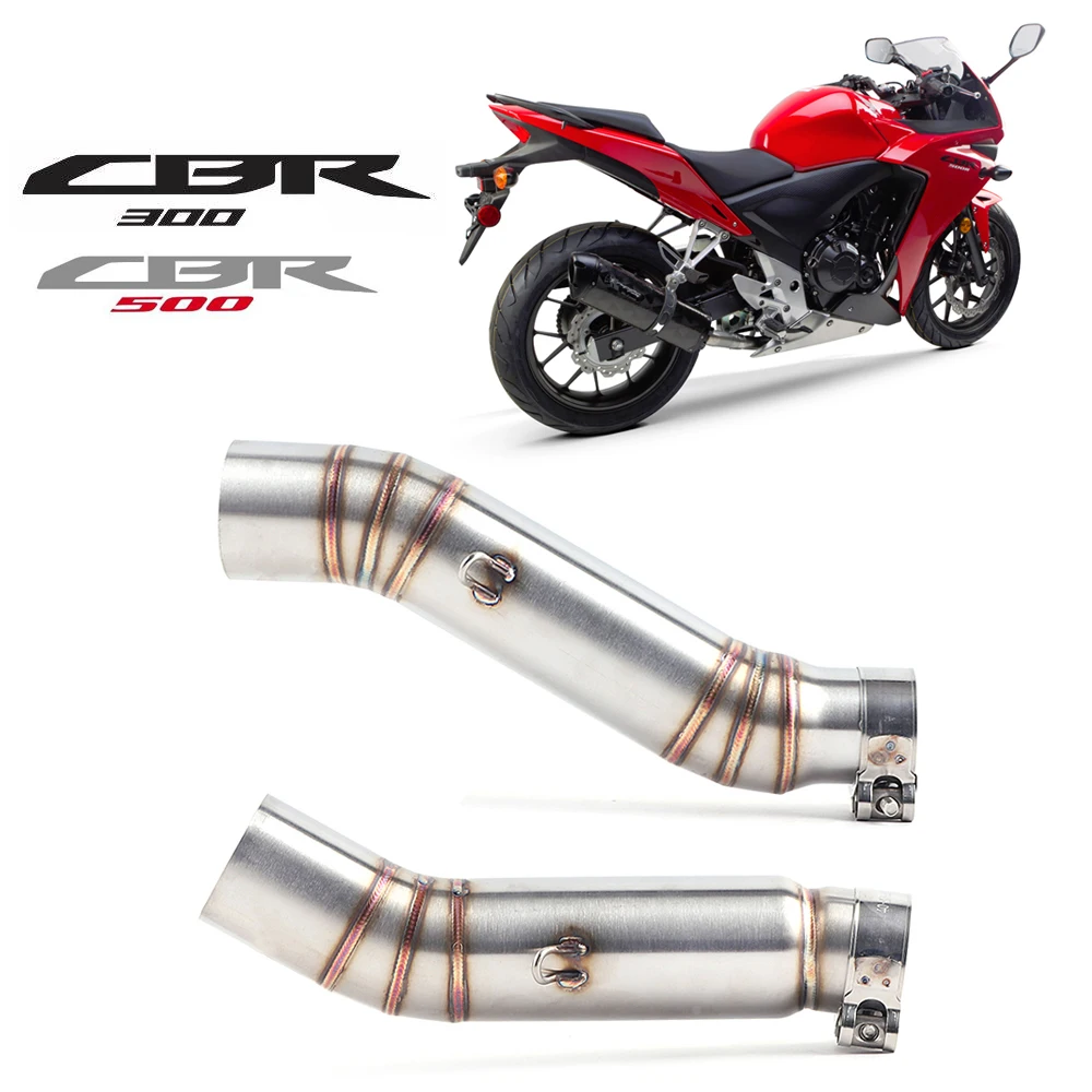 CBR500 CBR250 CBR 500R CBR300 Motorrad-Auspuffkontakt-Mittelrohrverbinder für HONDA CBR500R CBR 300 CBR300 2012 bis 2015 Image