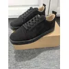 2023 frühjahr Neue männer Schwarz Casual Turnschuhe Runde Kappe Flache Spitze-Up Stickerei Einfache Design Komfortable Große größe Männer Schuhe