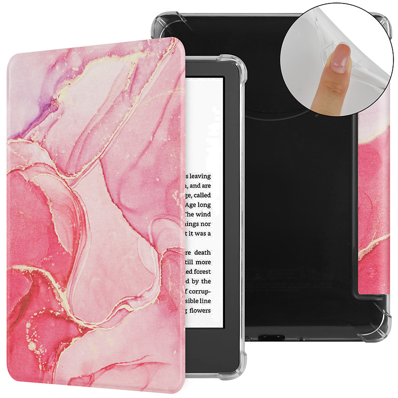 Tablet Case Cover For Amazon Kindle kindle paperhwhite(12th Gen)2024 Kindle Paperwhite 11th Gen 2022 6Release Handle Smart Auto Wake / Sleep Full Body Protective Graphic TPU