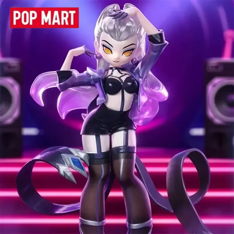 POP MART League of Legends K/DA ALL OUT Serie Blind Box Mystery Box Guess Bag Spielzeug Desktop Ornament Sammlung Anime Figur