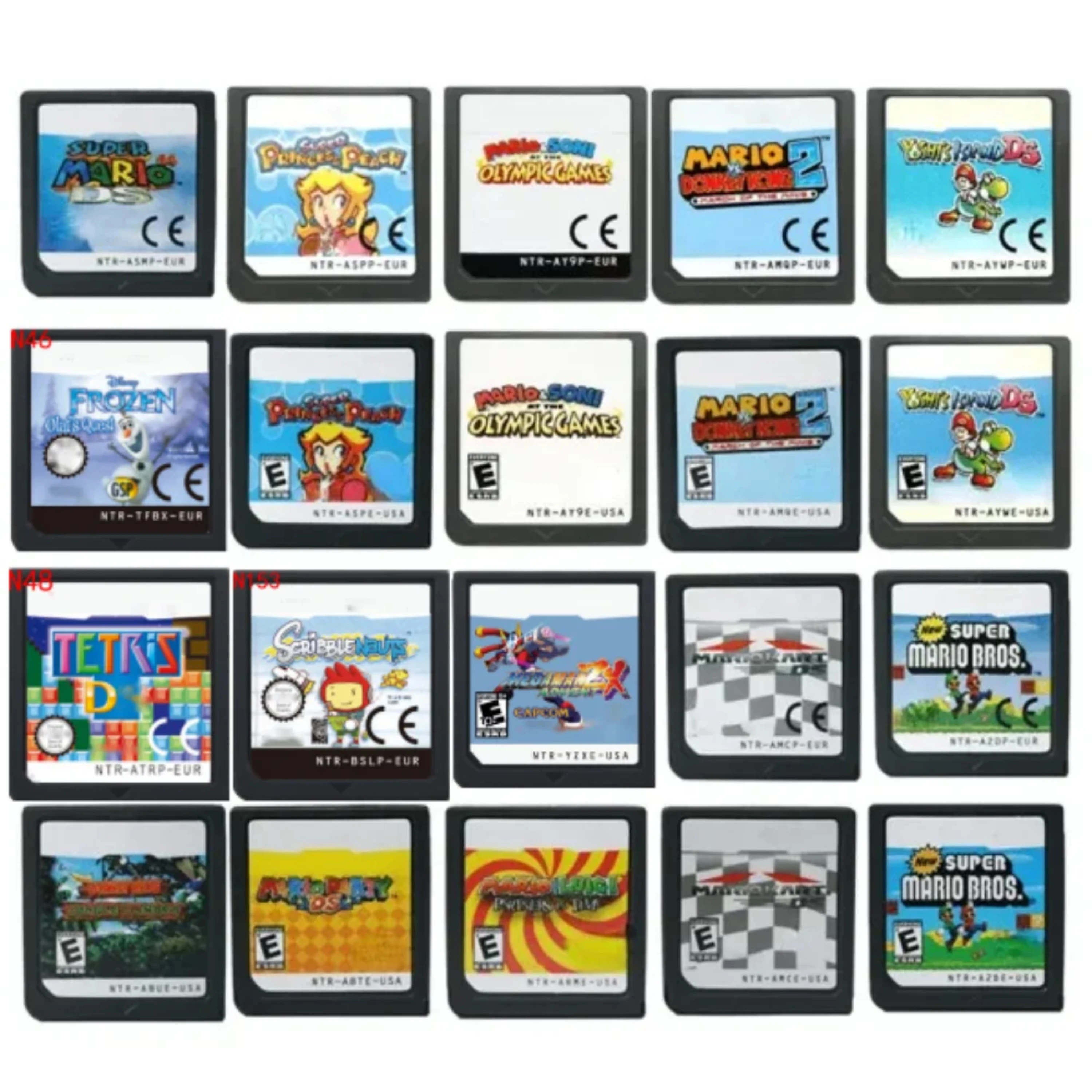 Games mMario Series Cartridge Video Game Console Card Super Bros. Kart Island Partners in Time for NDS 3DS