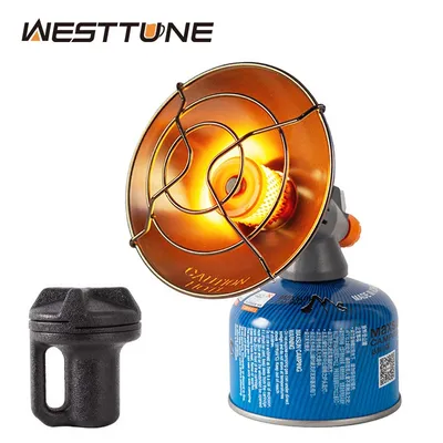 WESTTUNE Camping Heater Portable Mini Sun Gas Heating Stove with Storage Box Outdoor Tent Heater Oven Gas Heater for Cold Winter