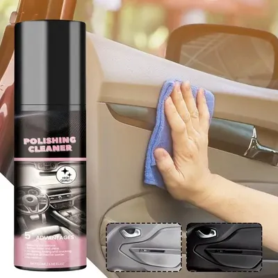 Car Interior Polish 100ml Car Interior Cleaner Car Interior Polishing Decontamination Maintenance Detailer Spray Car Cleaning