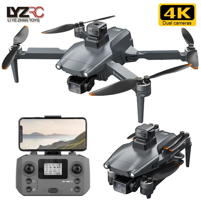 L600 PRO MAX GPS Drone Professionelle 4K 3-Achsen PTZ HD Dual Kamera Hindernis Vermeidung Bürstenlosen Motor 5G WIFI RC Quadcopter Spielzeug