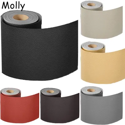 Self-Adhesive Leather Repair Patch Vinyl Leather Repair Kit for Furniture PU Leather Repair Tape for Car Seat Couch Bags Chair