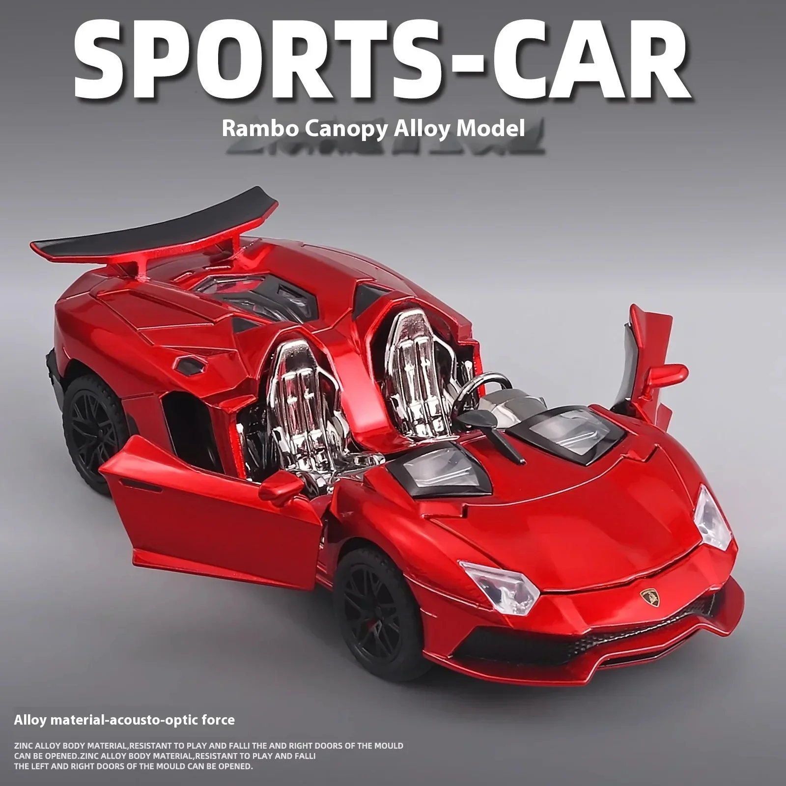 1:32 Lamborghini Cabrio Sportwagen Legierung Auto Diecast Metall Modell Sammlung Von Hobby Dekorative Feine Ornamente Kinder Spielzeug