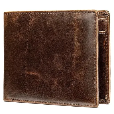 Men's Wallets Vintage Men Wallet Coin Pocket Leather Wallets for Men Wallets Small Zipper Wallet with Card Holder Man Purse