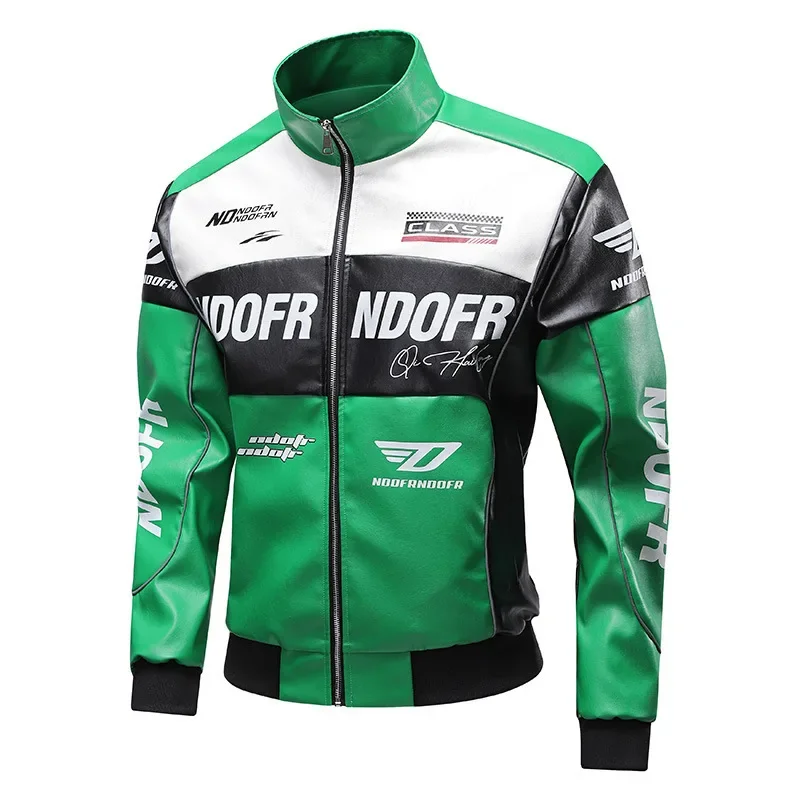 New Retro Style Red Bull Motorcycle Jacket Racing Jacket Windbreaker Outdoor Sports Bicycle Jacket Men's Top Coat Parkas 2025